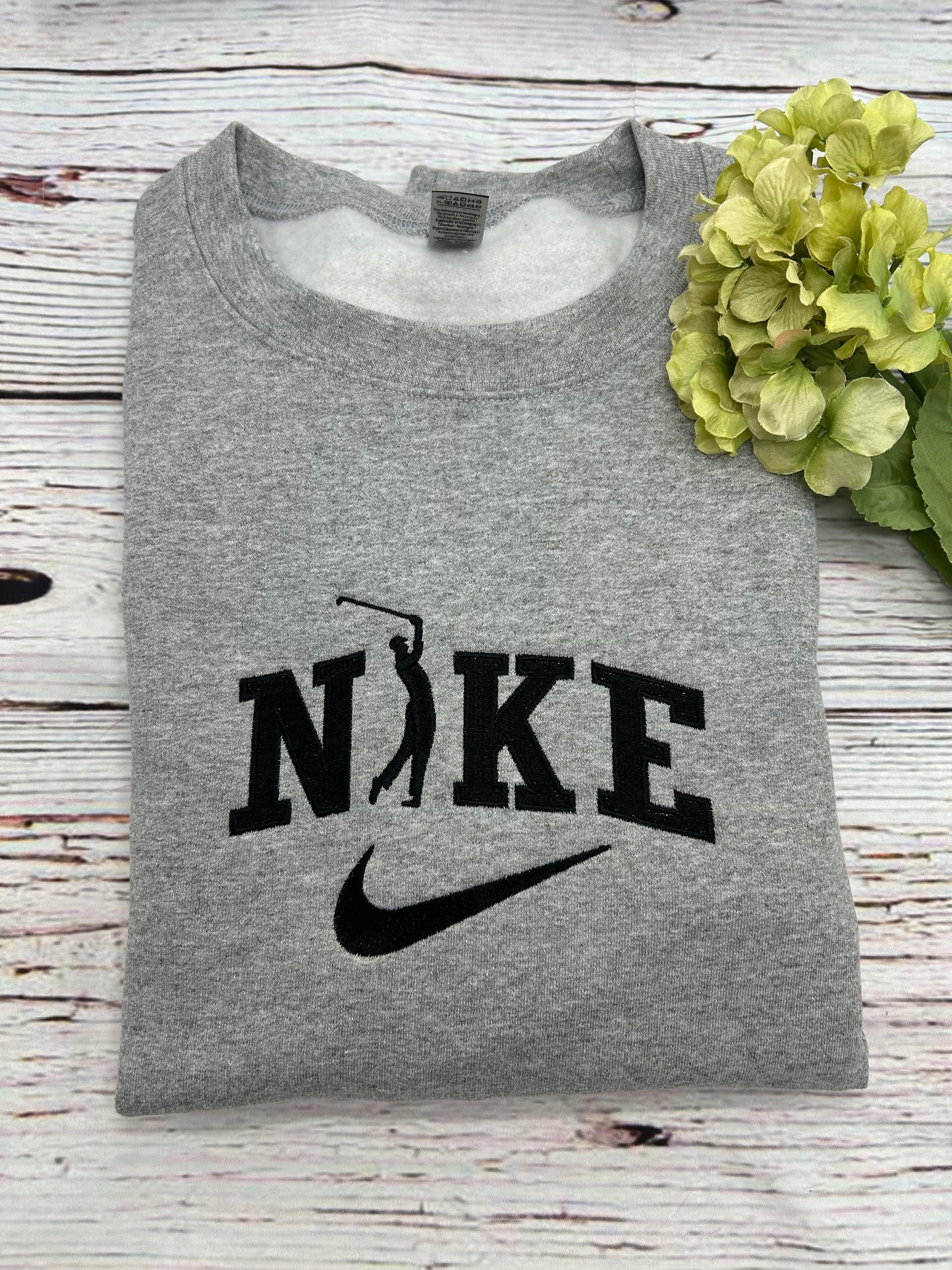 Golfer Embroidered Sweatshirt