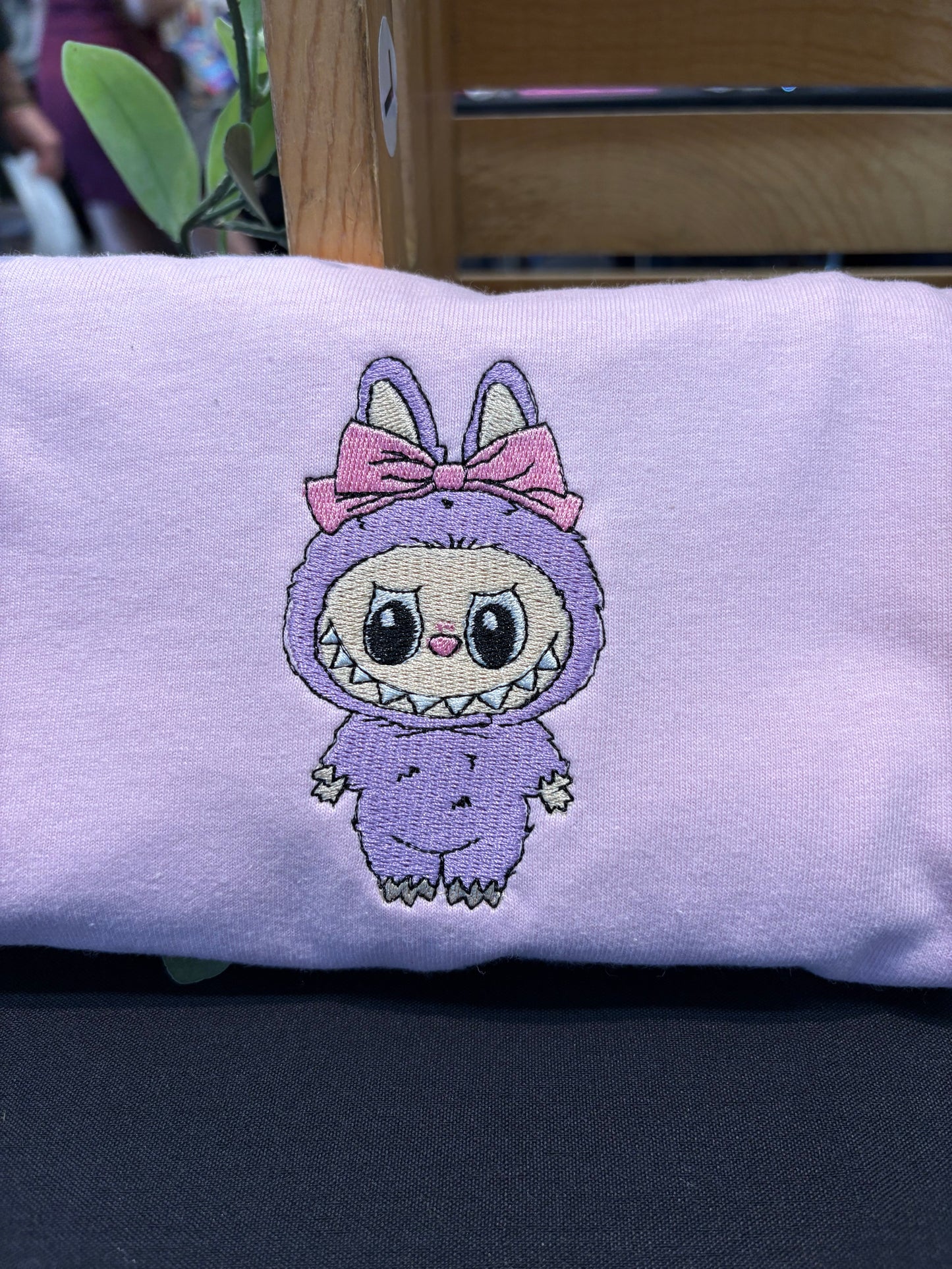 Sweet Labubu Embroidered tee