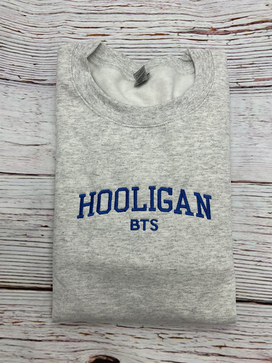 Hooligan BTS embroidered sweatshirt (Copy)