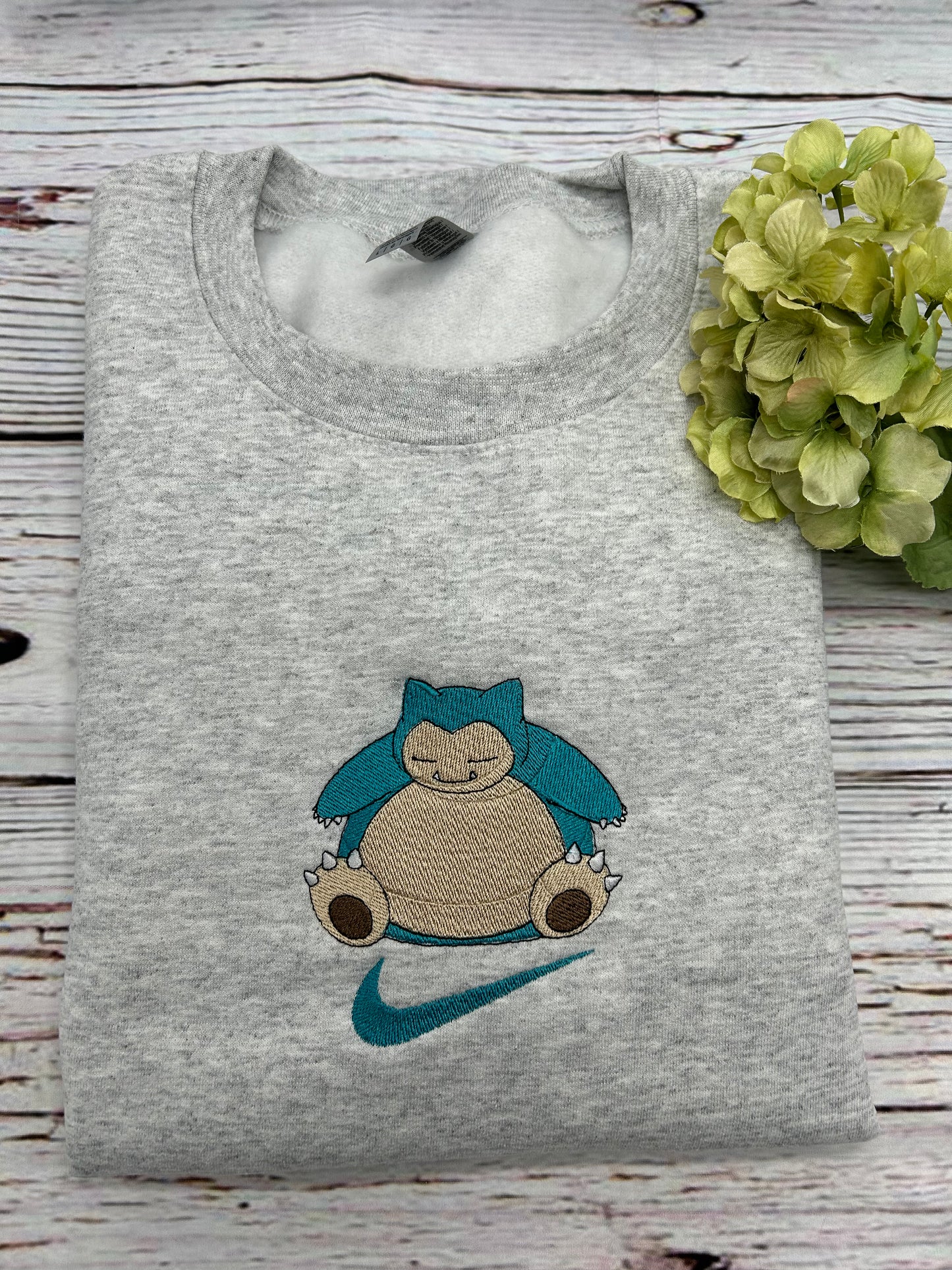 Snorlax Embroidered Crewneck