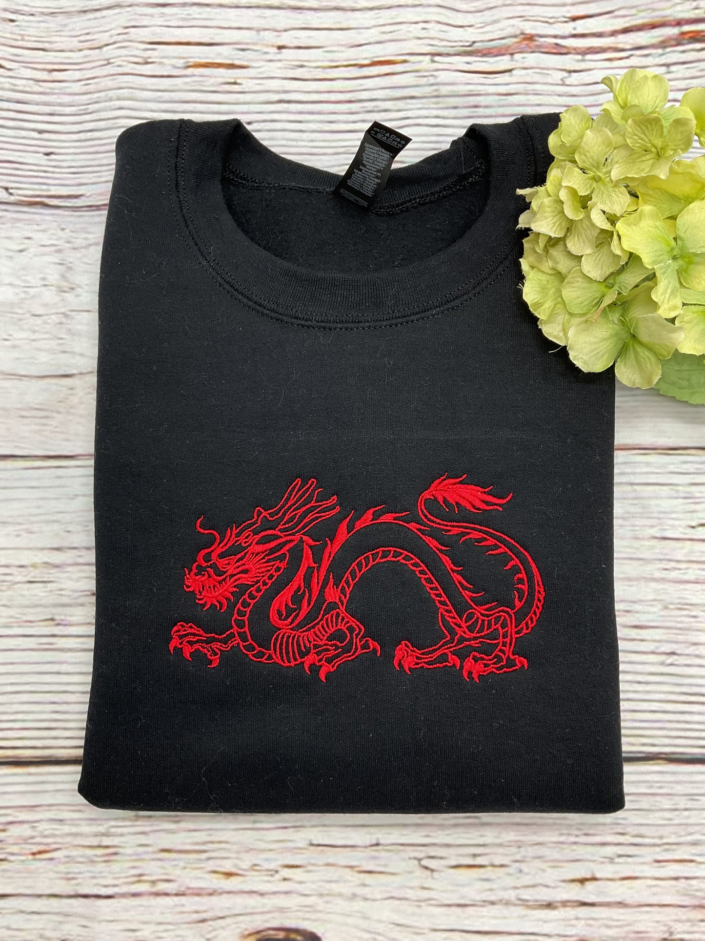 Dragon Embroidered Sweatshirt
