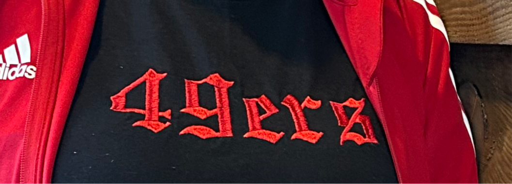 49ers Embroidered Tee