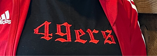 49ers Embroidered Tee
