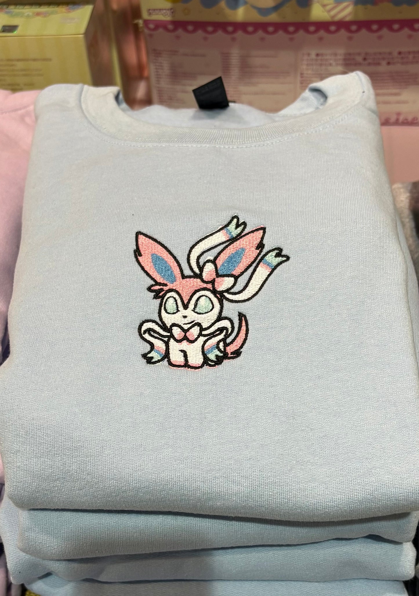 Sylveon Embroidered Sweatshirt