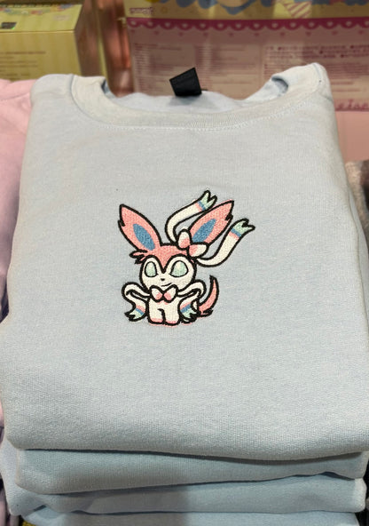 Sylveon Embroidered Sweatshirt