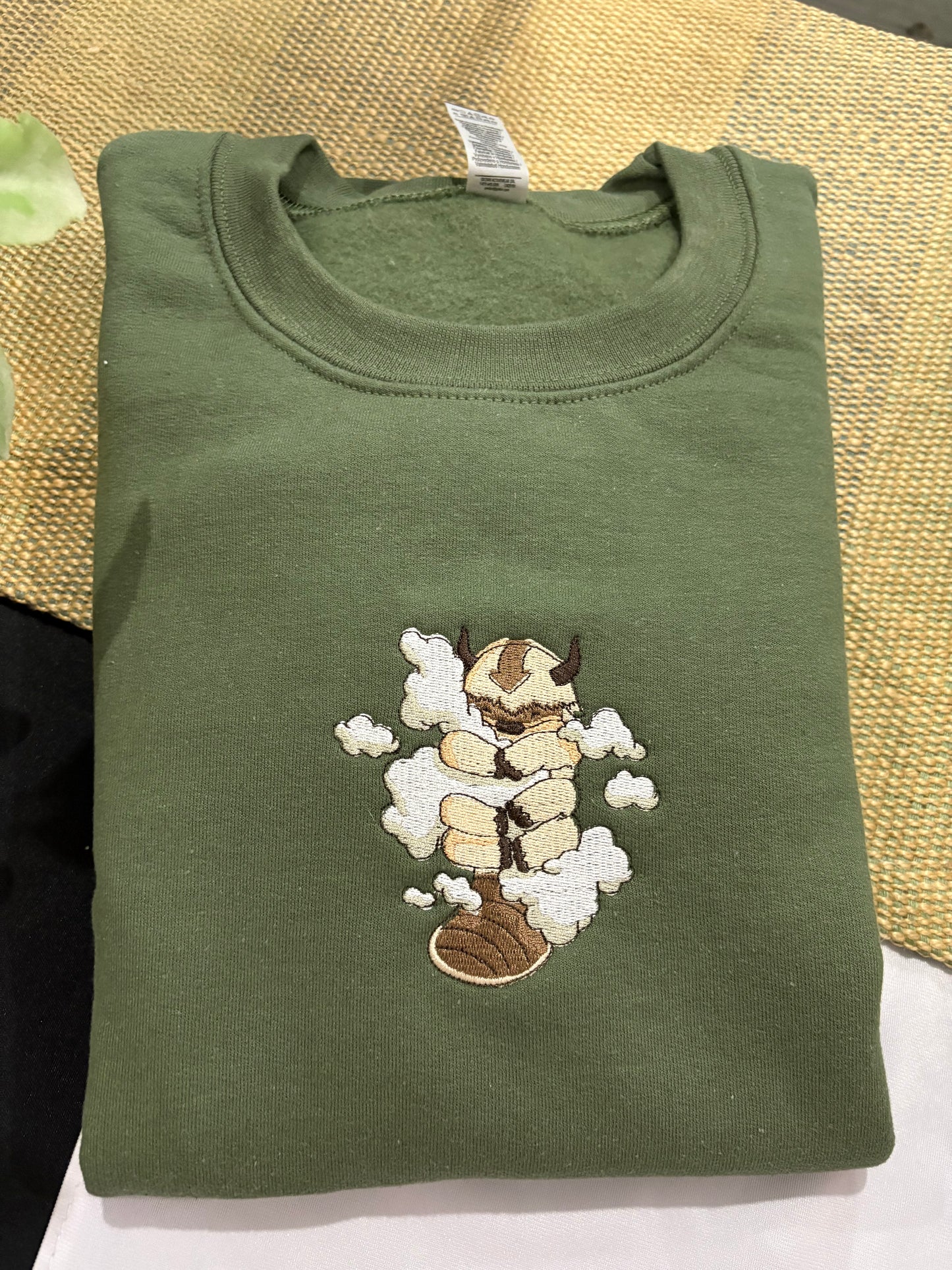Appa Clouds Embroidered Crewneck