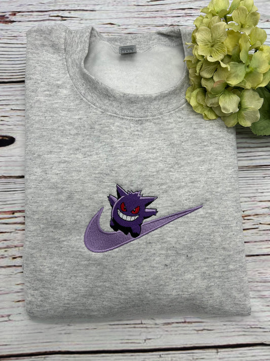 Gengar Swoosh Embroidered Sweatshirt