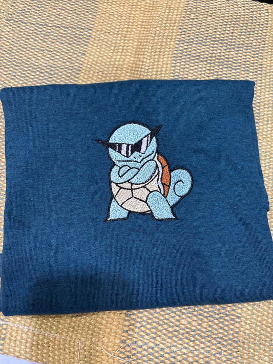 Squirtle Embroidered T-shirt