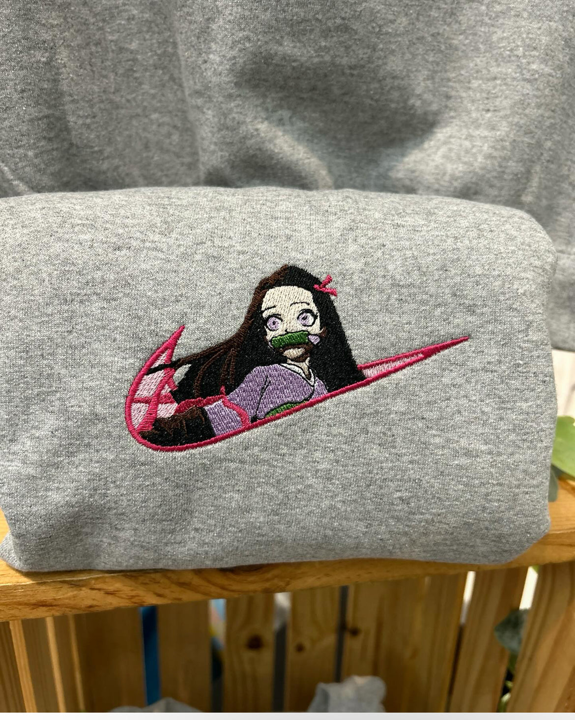 Nezuko Embroidered Sweatshirt