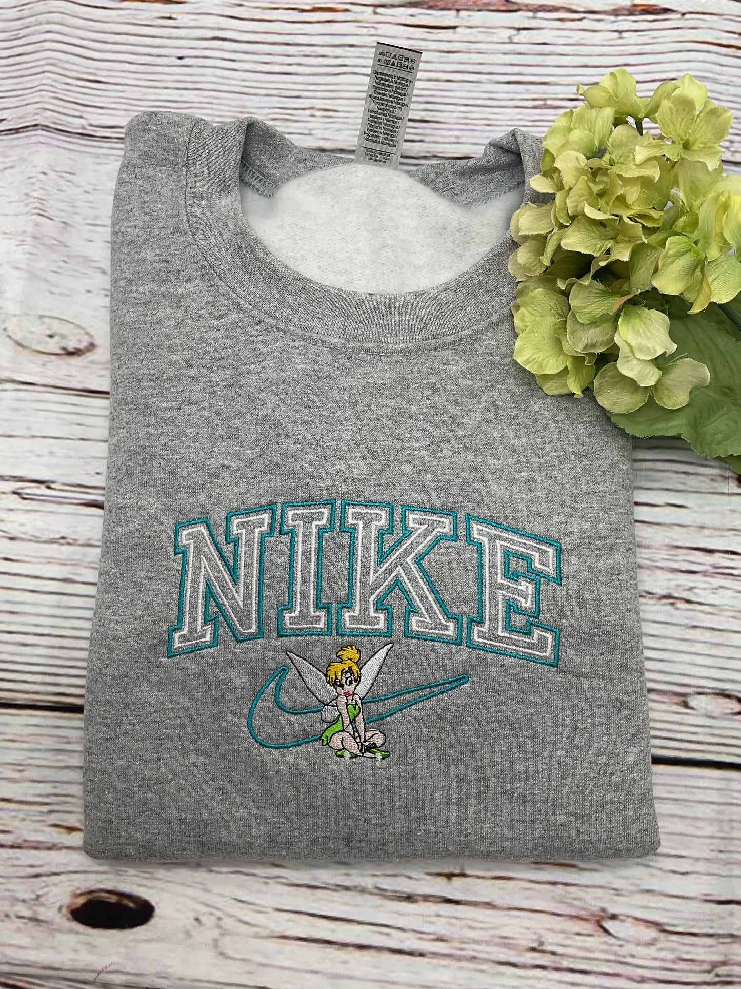 Tinkerbell Embroidered Crewneck