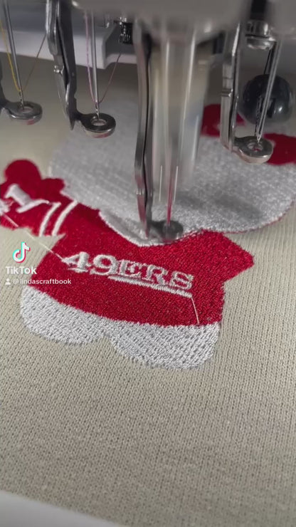 Hello Kitty 49er Embroidered Crewnecks